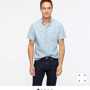 J. Crew Short-sleeve indigo chambray shirt
